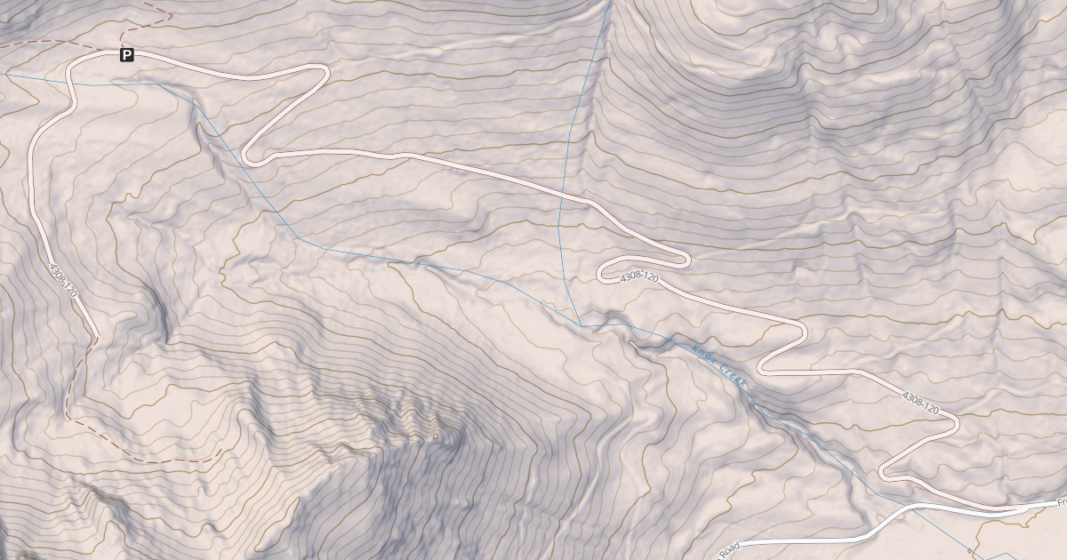Map preview of KNOX CREEK