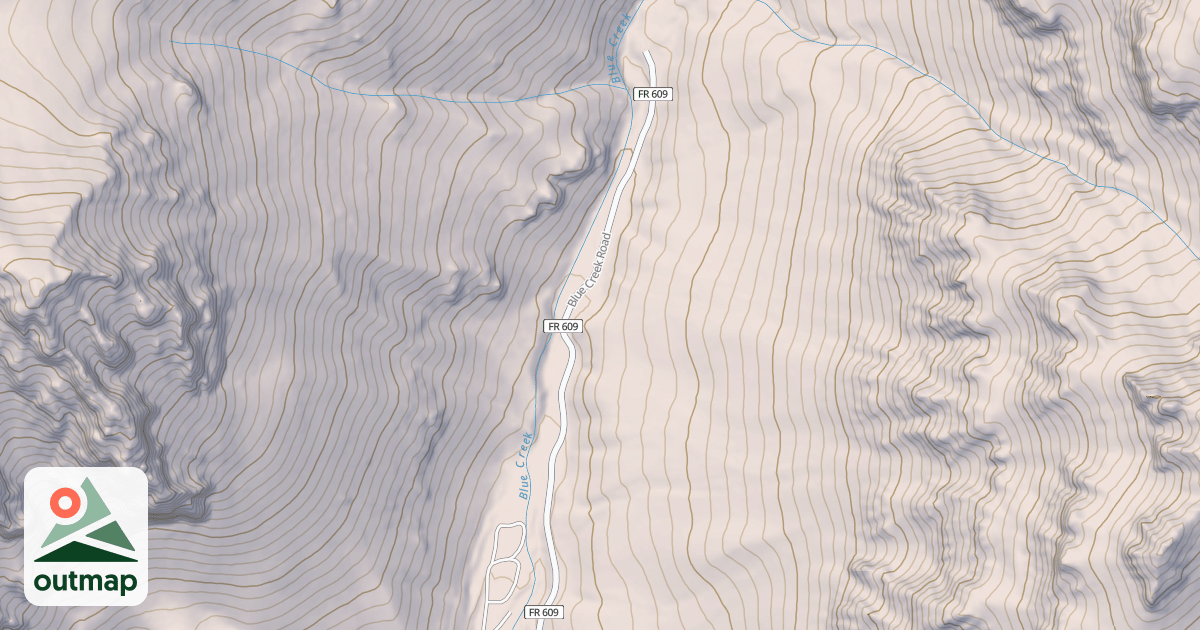 Map of BLUE CR