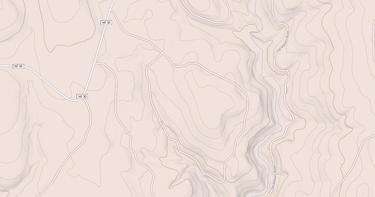 Map preview of USFS Motor Vehicle Use Map Roads {6F7C40FD-26E0-4AED-924B-6591B7366914}