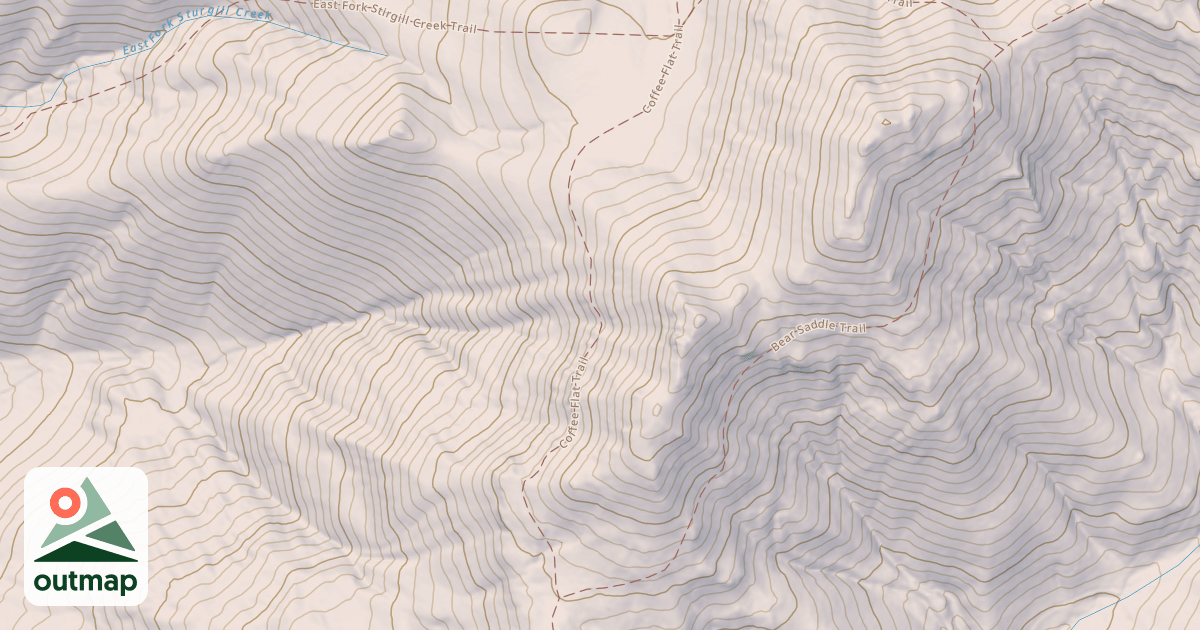 Map of Coffee Flat