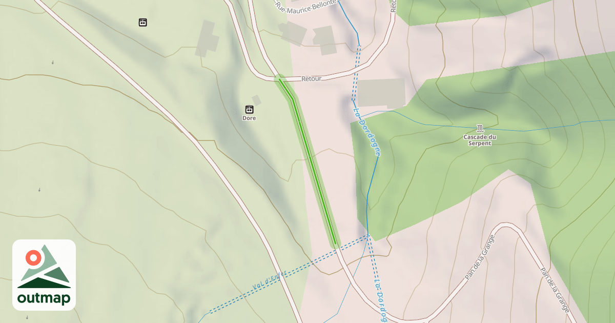 Map of Pan de la Grange