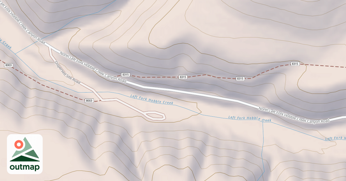 Map of DISPERSED SITE