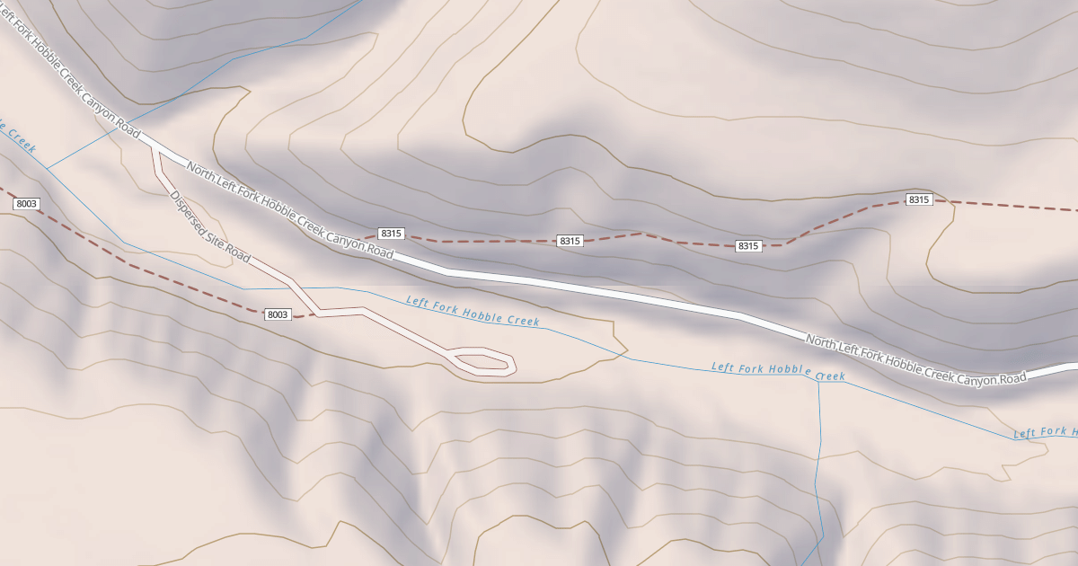 Map preview of DISPERSED SITE