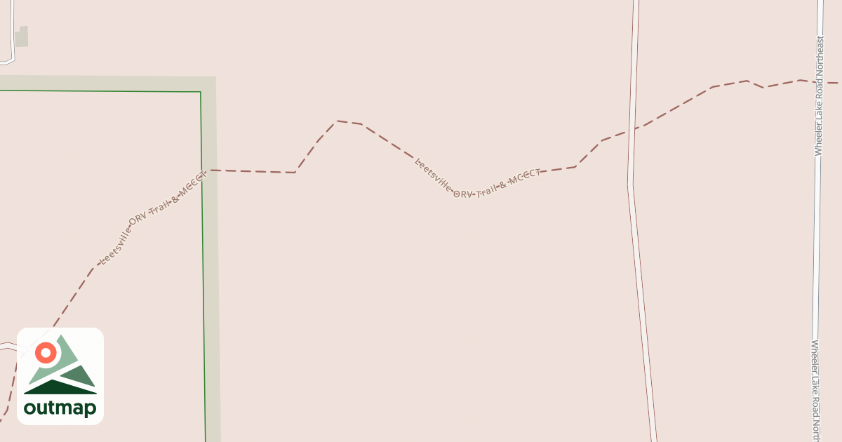Map of Leetsville Trail