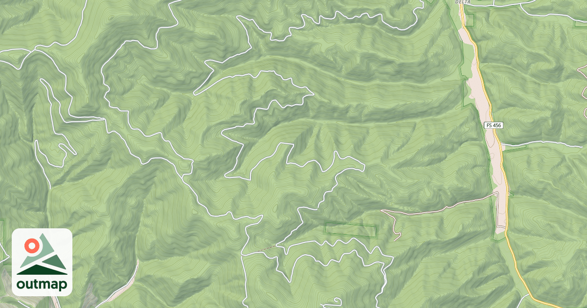 Map of USFS Motor Vehicle Use Map Trails 10544