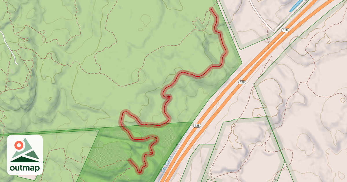 Map of Stupid Trail