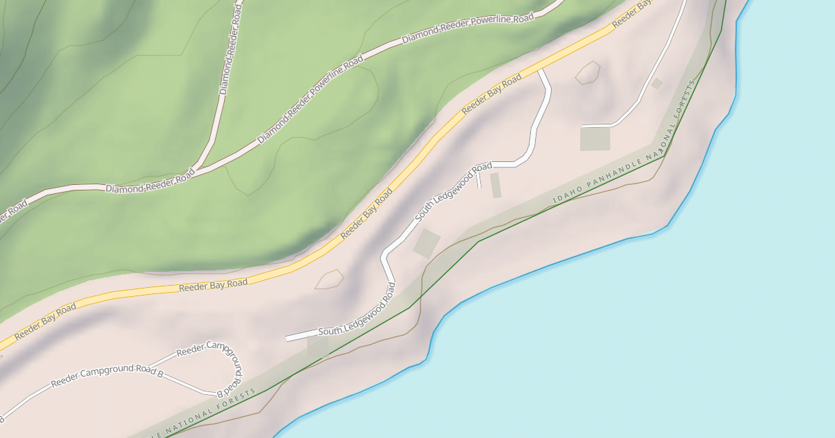 Map preview of LEDGEWOOD BAY CAMPGROUND