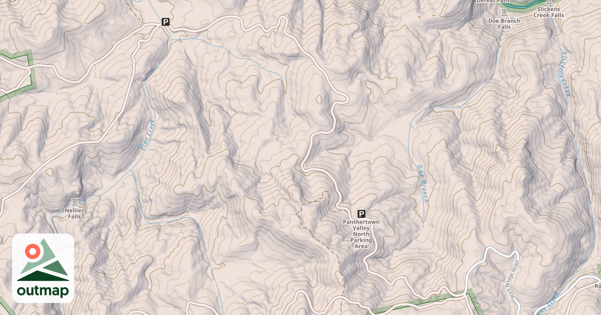 Map of FLAT CREEK
