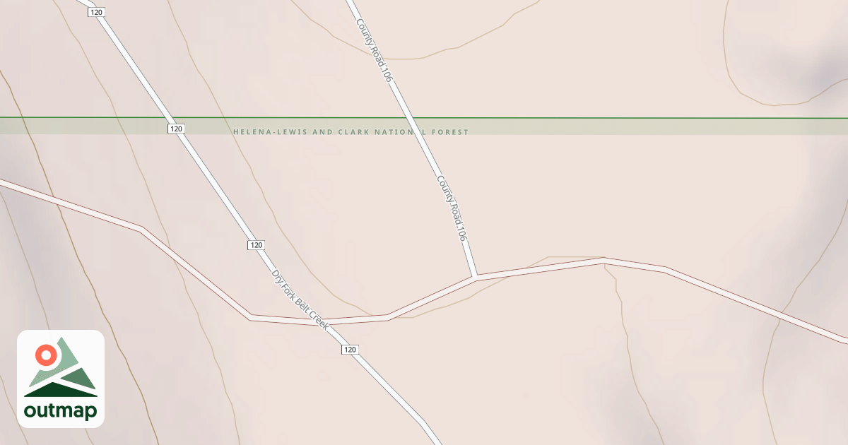 Map of LONETREE SPUR A