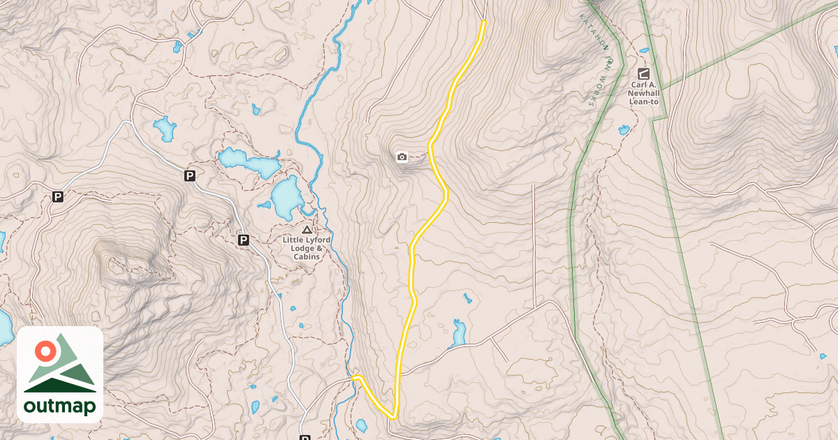Map of East Side Road