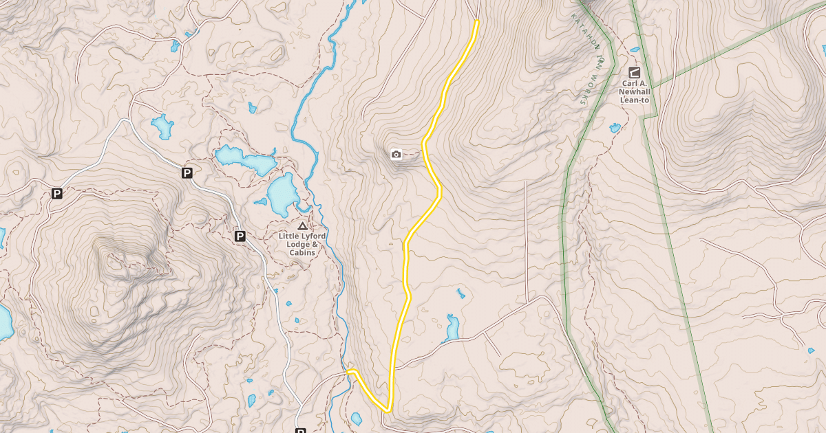 Map preview of East Side Road