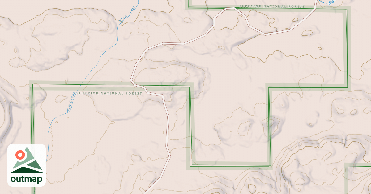 Map of EXPRESSWAY SNOWMOBILE ROUTE