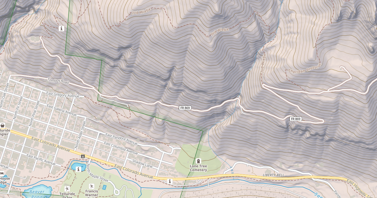 Map preview of IMOGENE PASS