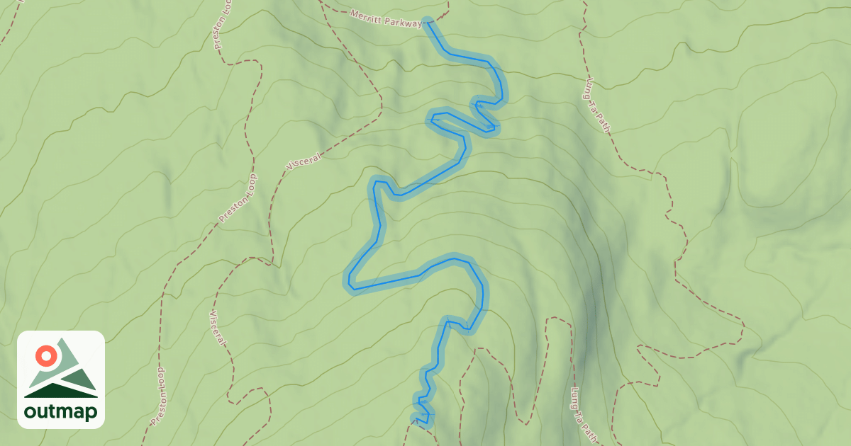 Map of Lung Ta Path