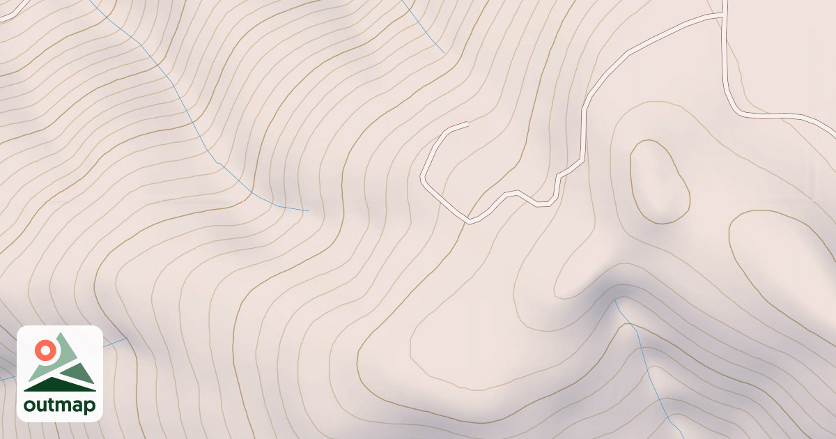 Map of LOWER COON MTN
