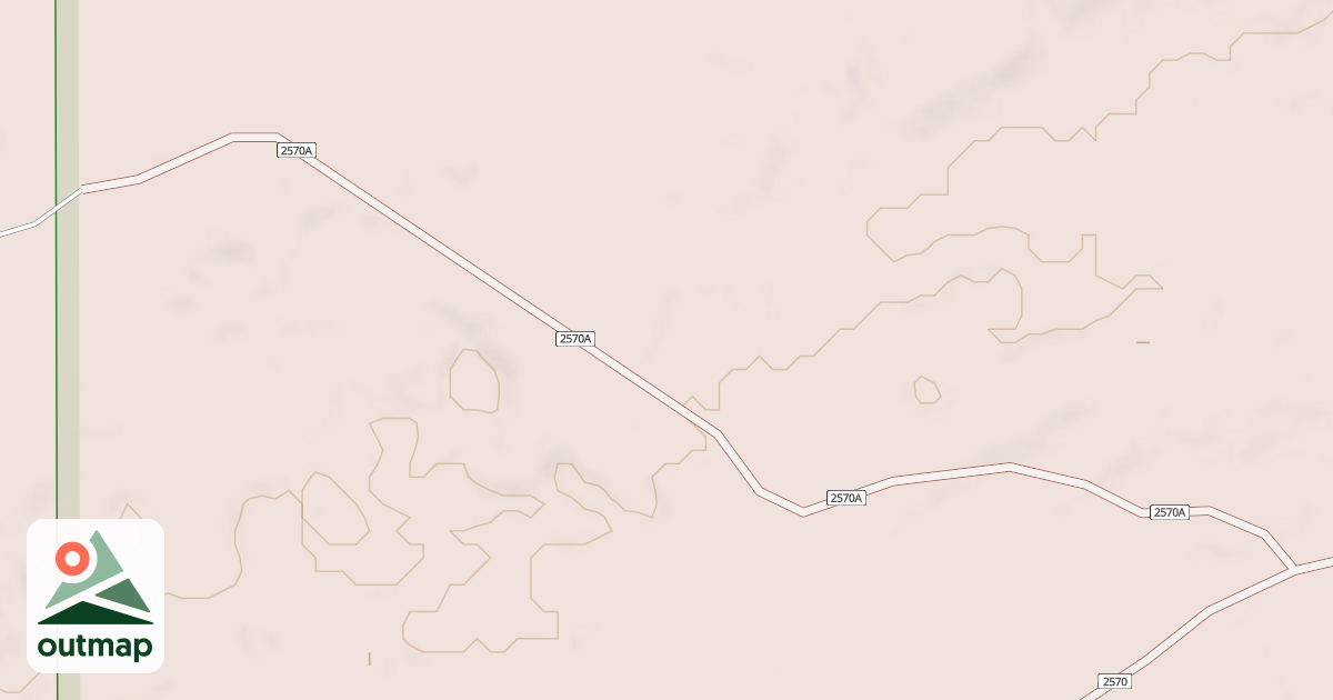 Map of PAULSON SOUTH SPUR A