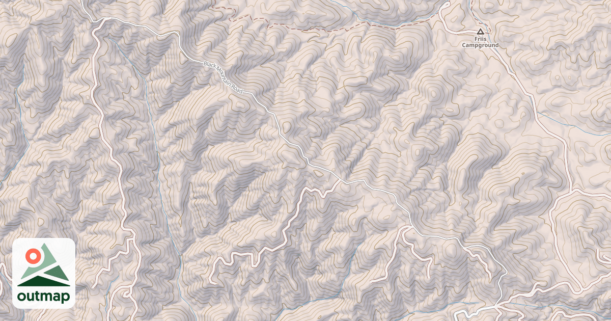 Map of BLACK MTN.
