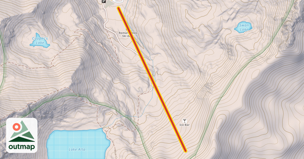 Map of Curvey Basin