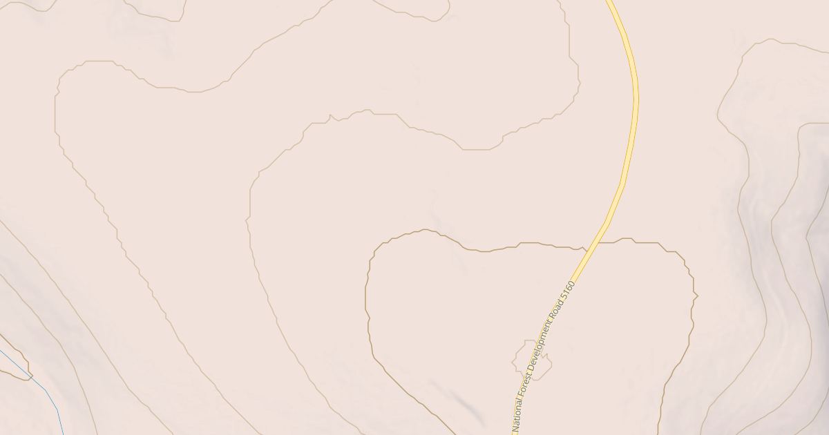 Map preview of USFS National Forest System Roads {5B333732-BCBF-4785-89D3-2CC091AB0CFF}