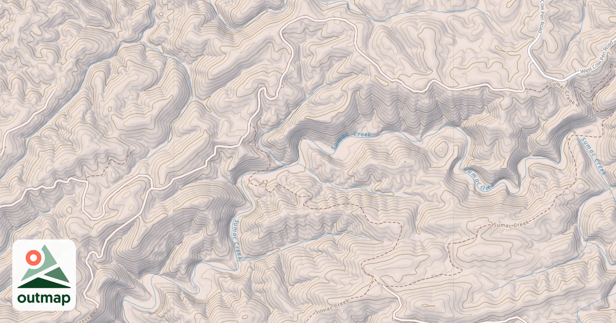 Map of PLEASANT GAP