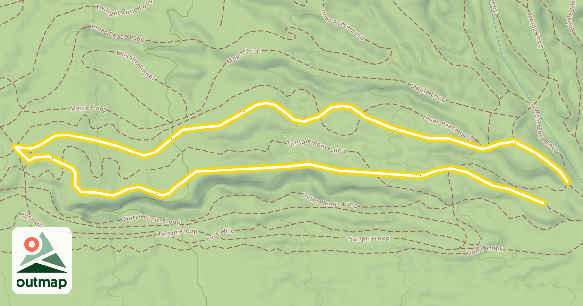 Map of Skidder Loop
