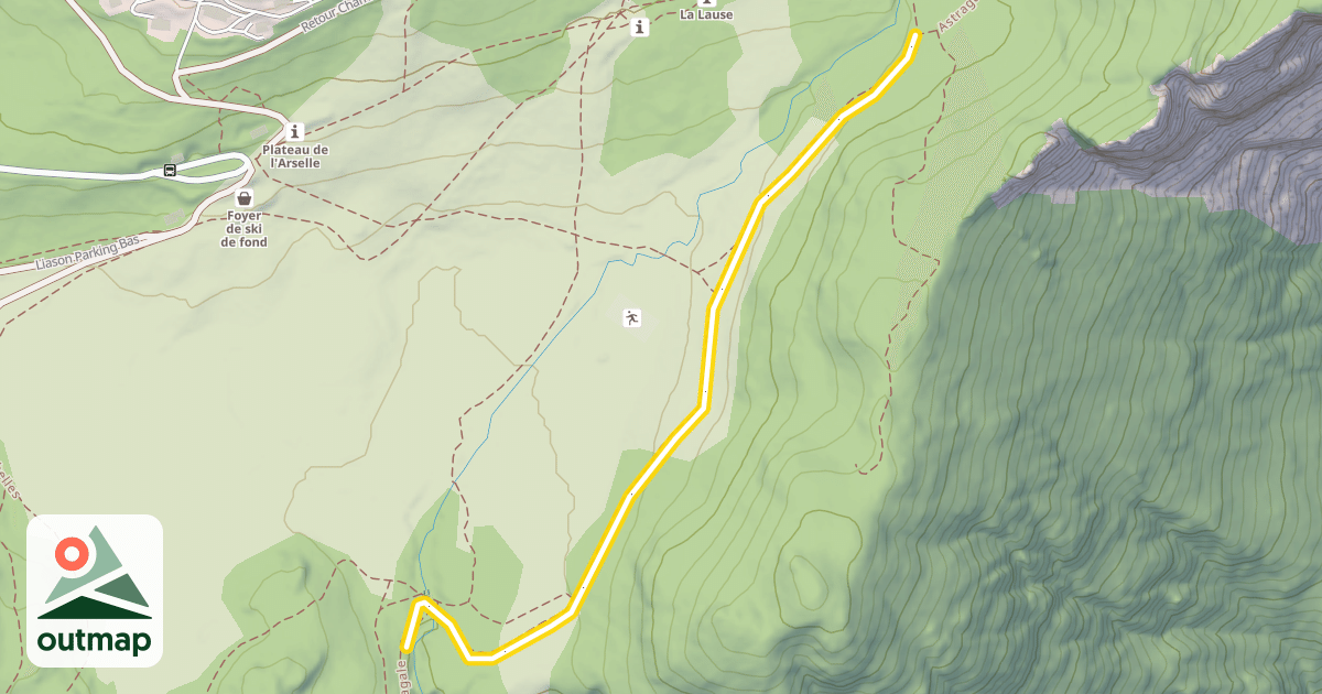 Map of Brimbelles et Astragale