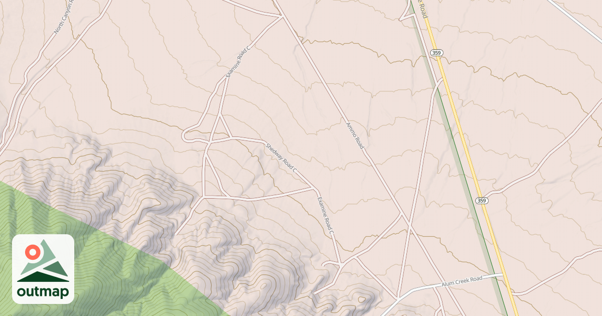 Map of EXAMINE ROAD C