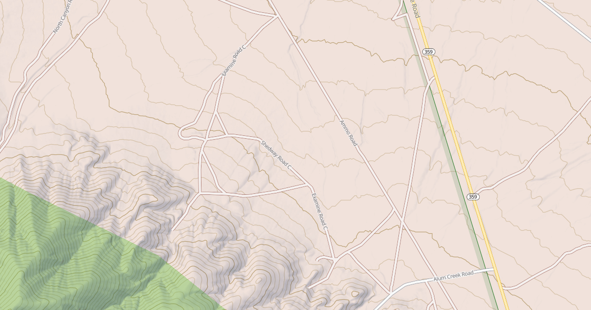 Map preview of EXAMINE ROAD C