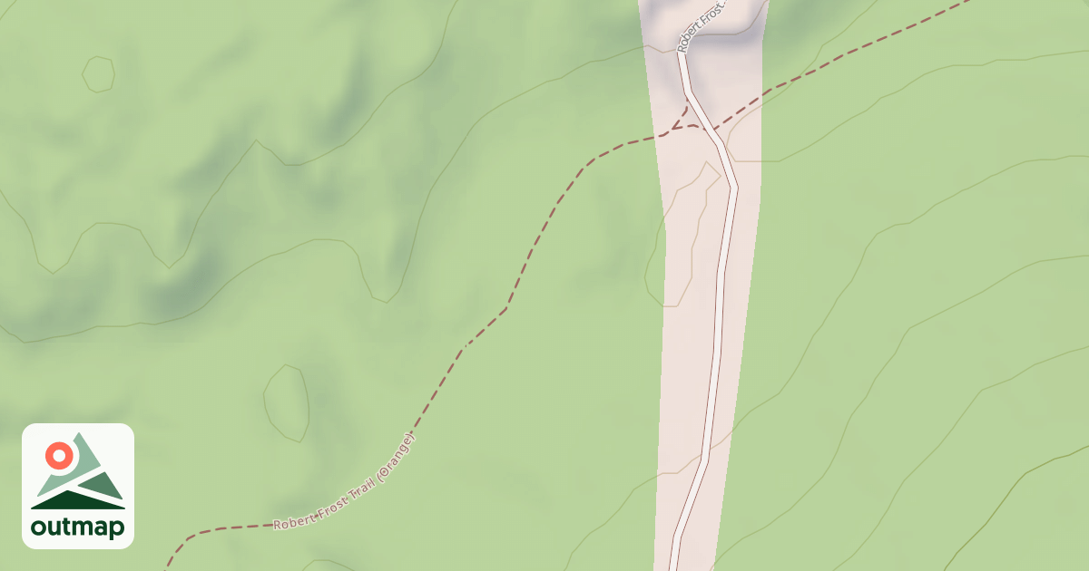 Map of Robert Frost Trail