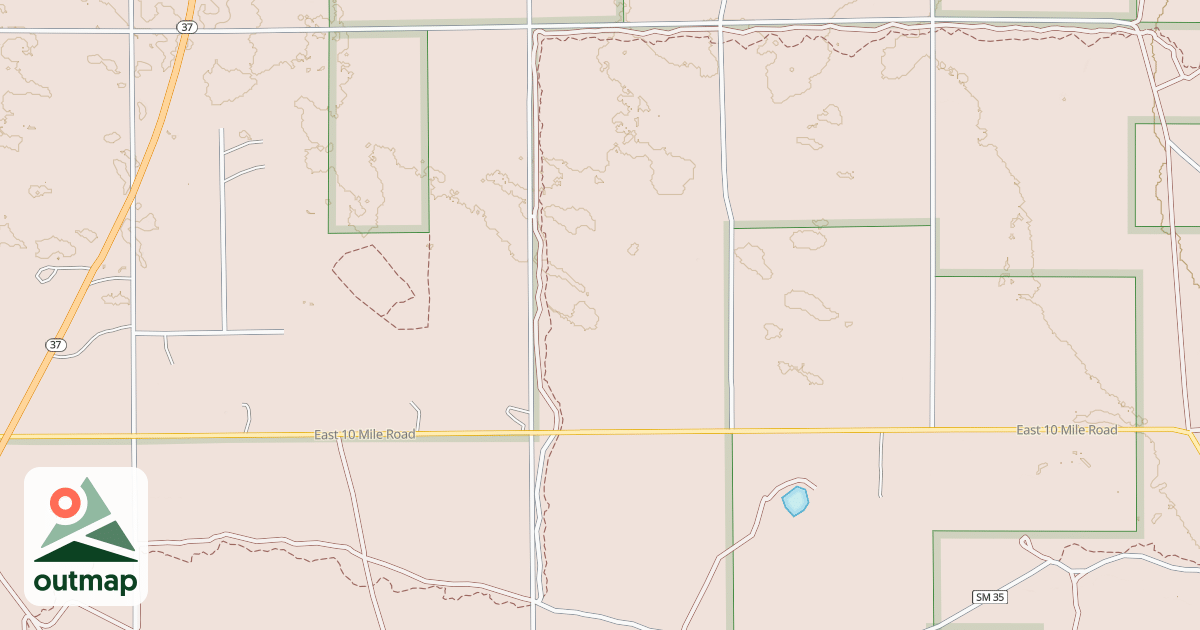 Map of Lincoln Hills Motorcycle Trail