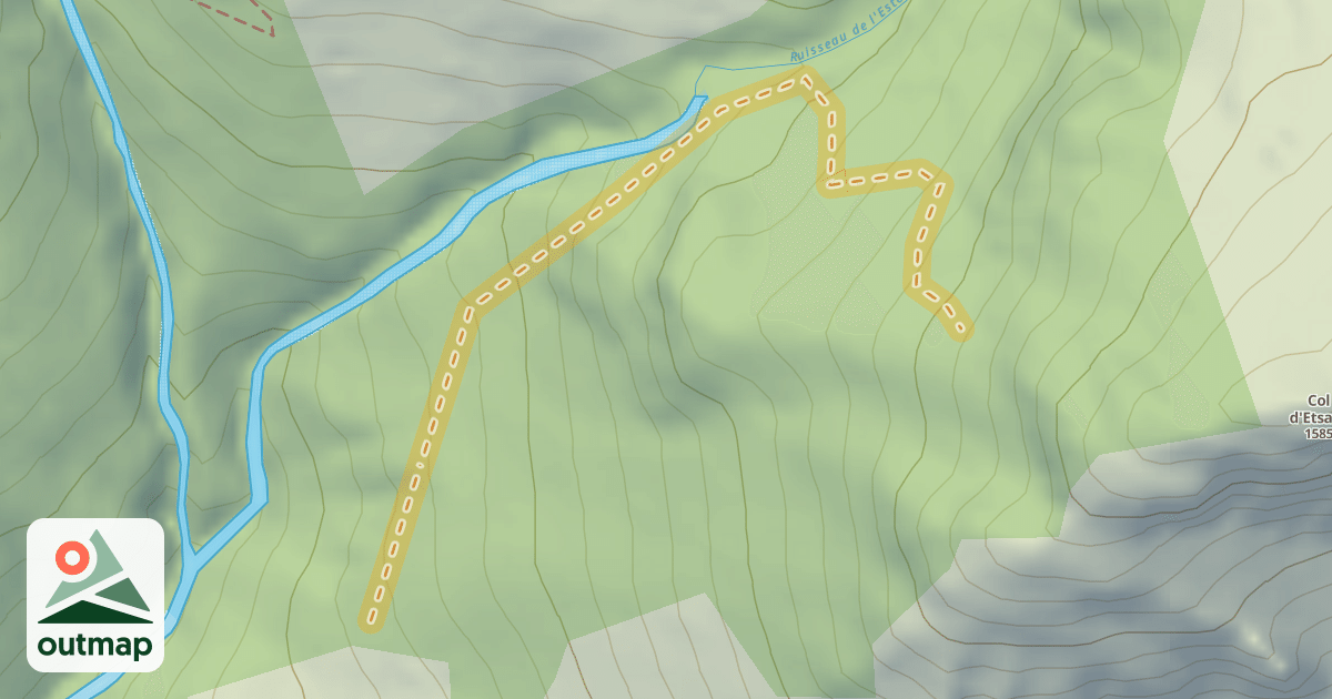 Map of paso alternativo esquí