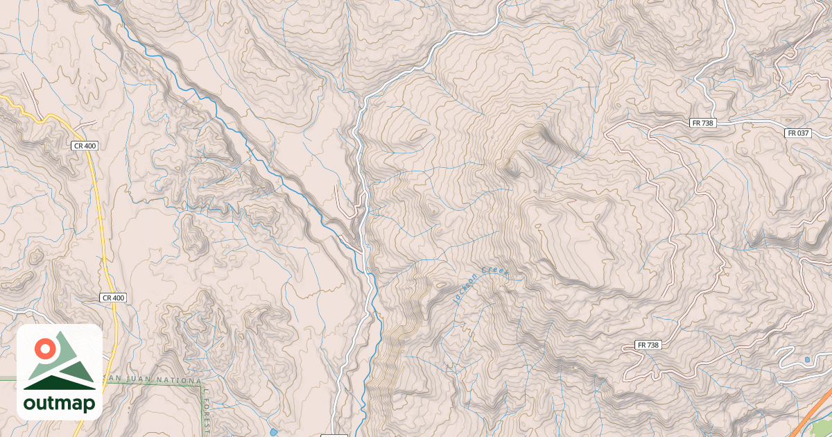 Map of SNOWBALL CRK