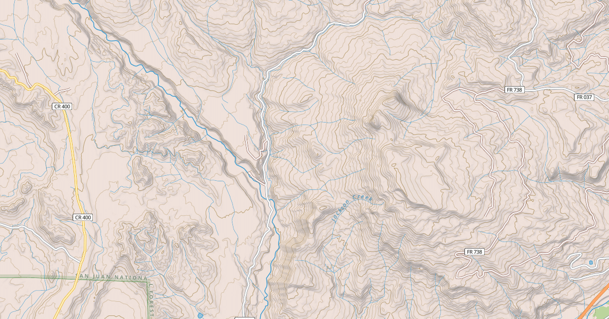 Map preview of SNOWBALL CRK