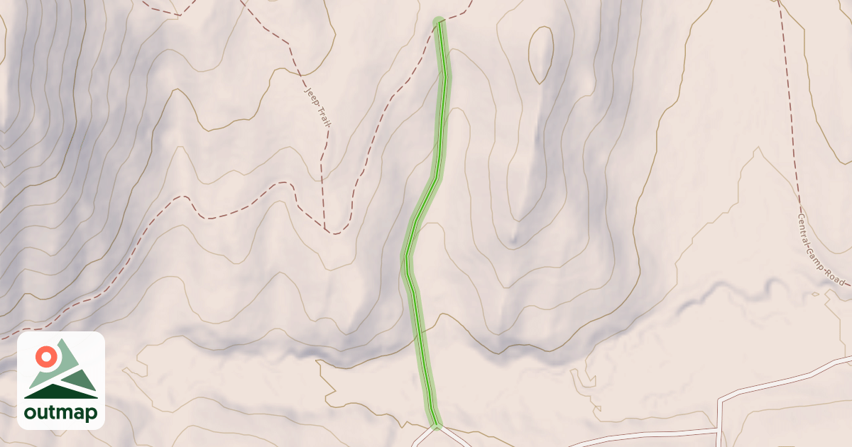 Map of Jeep Trail