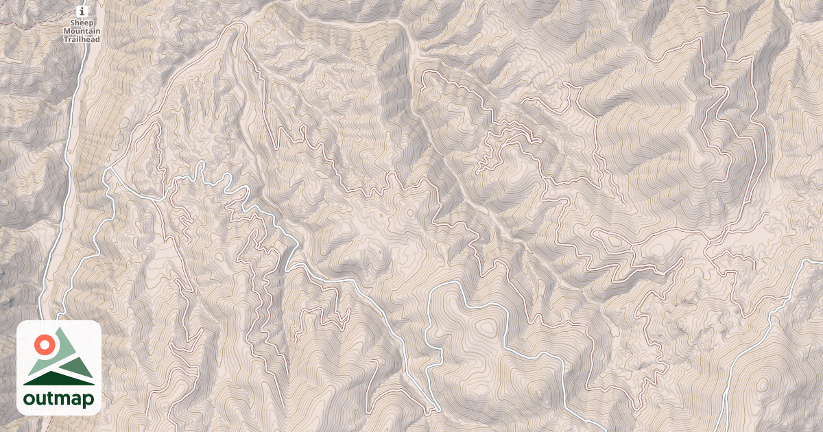 Map of DEADMAN CREEK