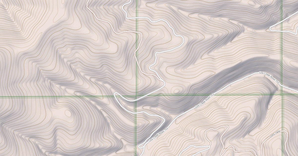 Map preview of HOYT MOUNTAIN