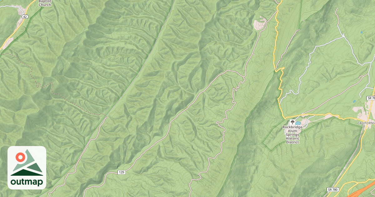 Map of PADS CREEK