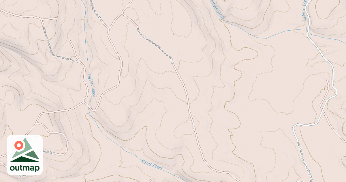 Map of USFS National Forest System Roads {35C65195-DF2E-4319-9DE2-35BD1DA75D39}