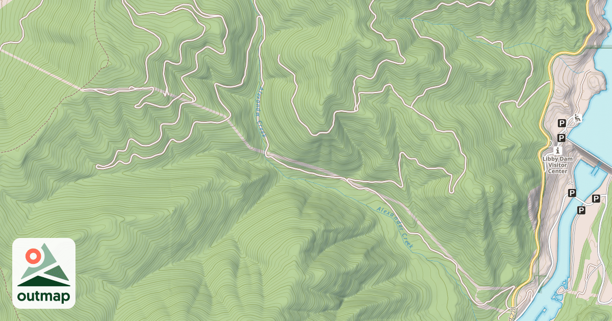 Map of ALEXANDER CREEK