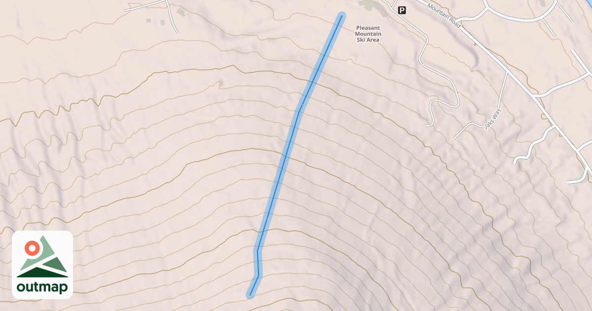 Map of Pine Slope