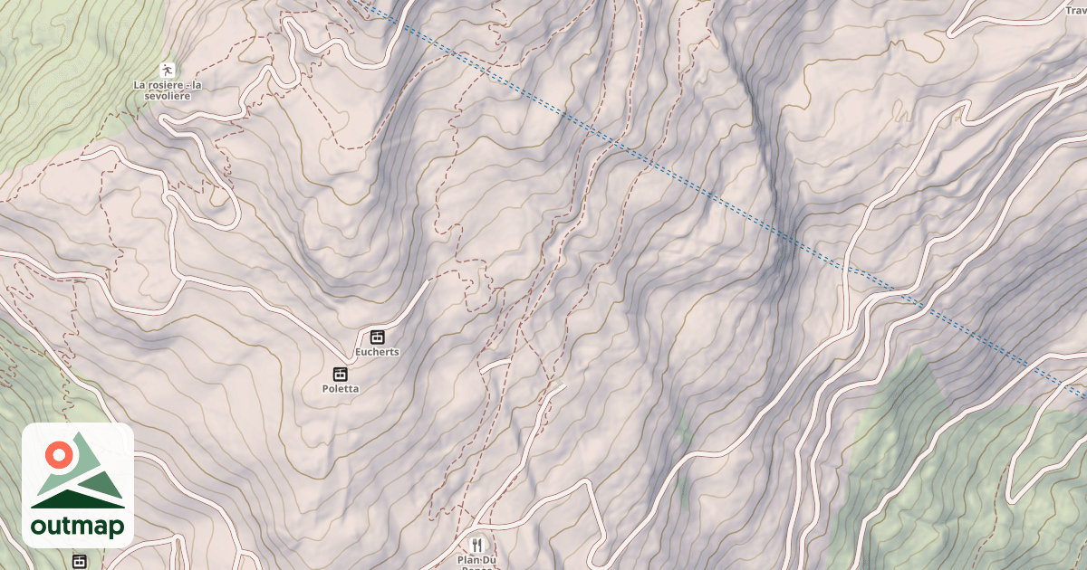 Map of Funcross du Petit Saint-Bernard