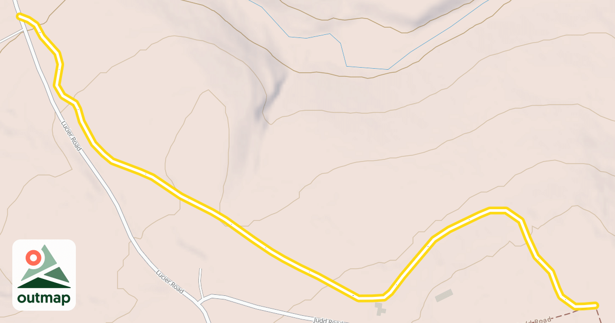 Map of South Pond Loop
