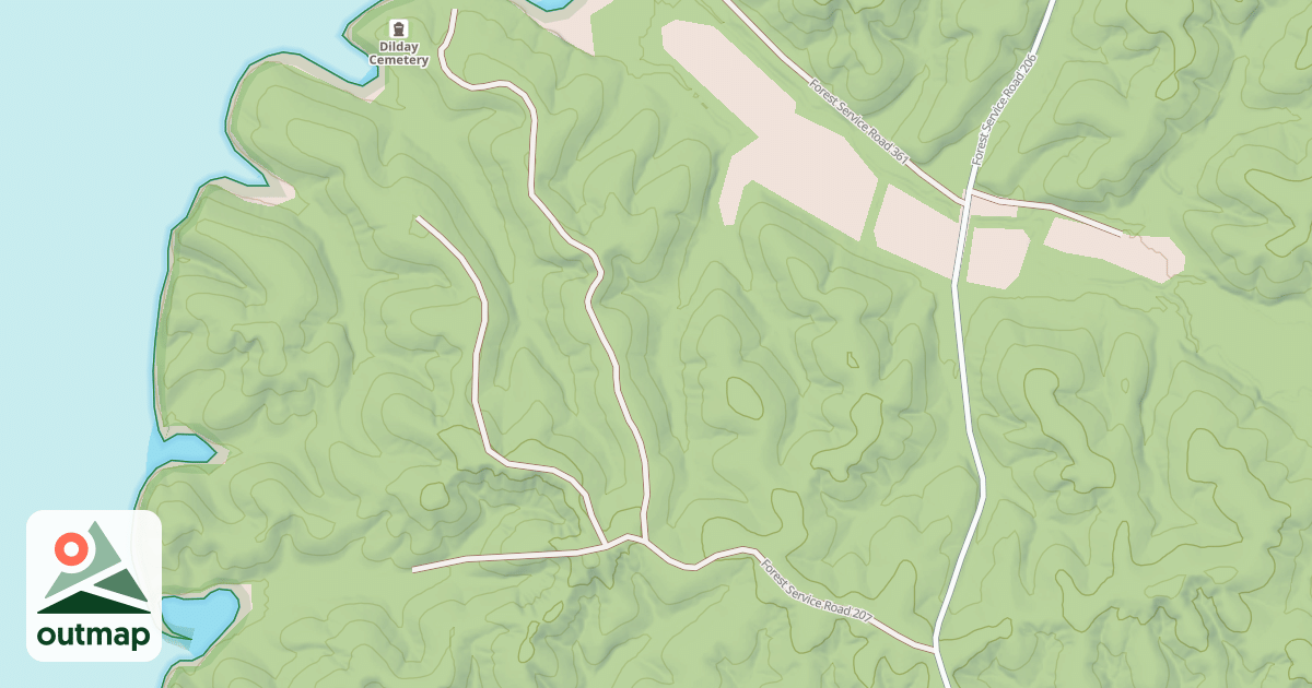 Map of DILDAY CEMETERY ROAD