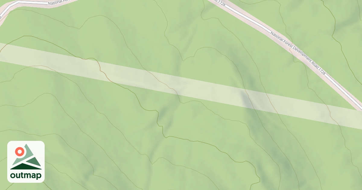 Map of USFS Motor Vehicle Use Map Roads {B22C0ECD-40D6-4BA4-9C6B-E52829F682A6}
