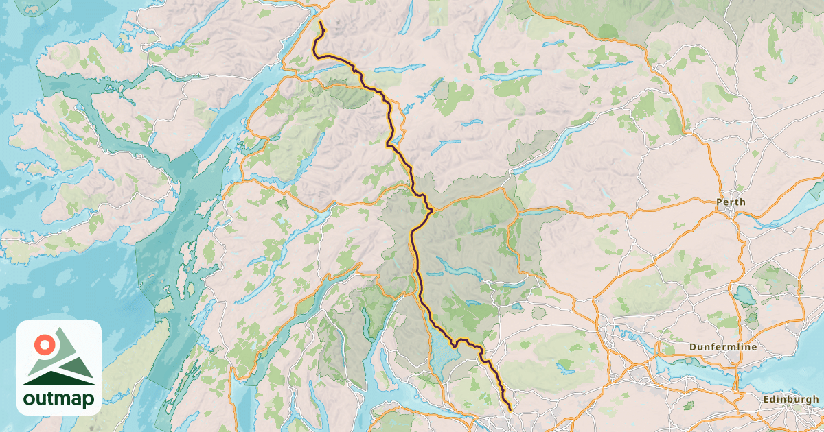 Map of West Highland Way