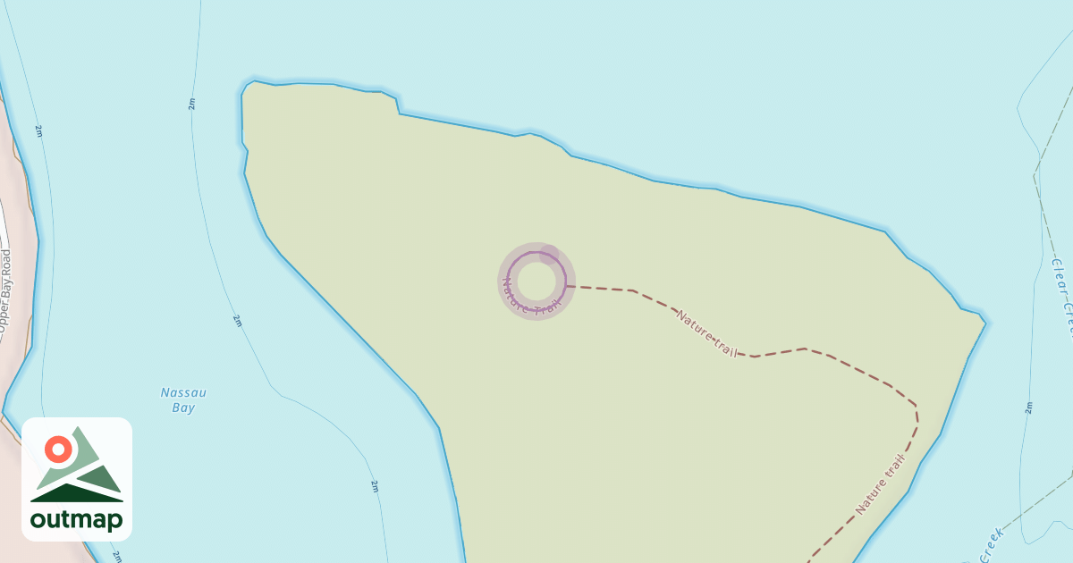 Map of Nature Trail in Harris