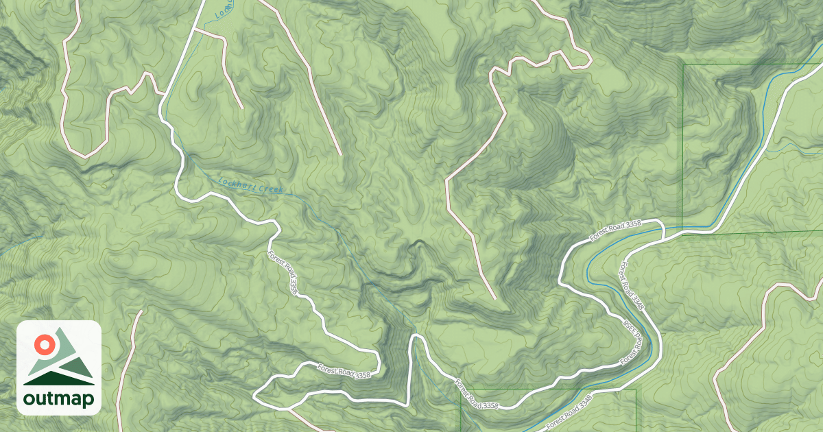 Map of ELK CREEK