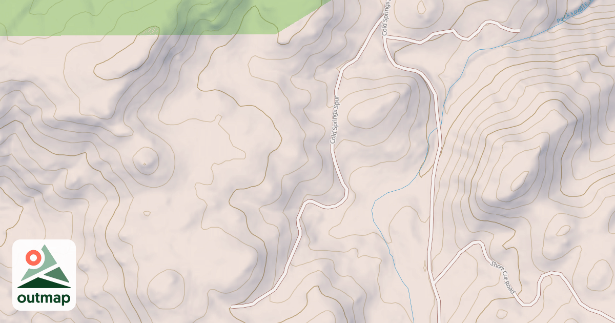 Map of COLD SPRINGS
