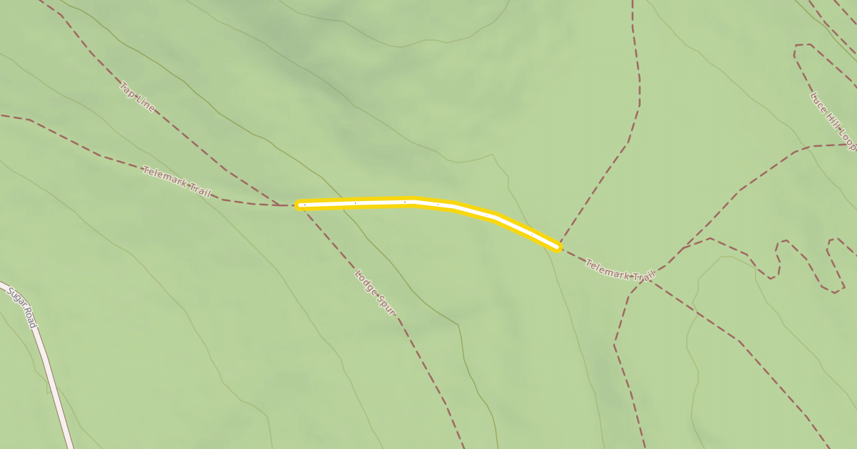 Map preview of Telemark Trail