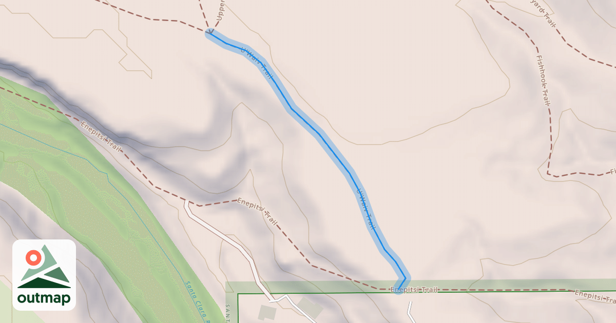 Map of U'Waiv Trail